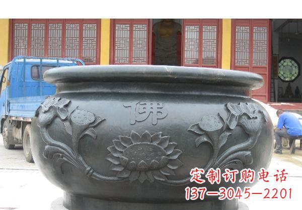 哈尔滨水缸寺庙铜雕 (2)