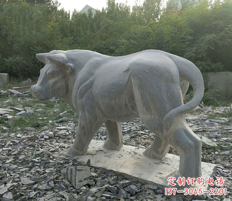 哈尔滨水牛雕公园动物雕塑