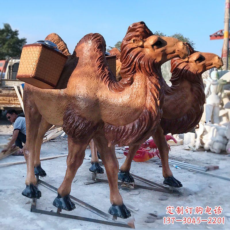 哈尔滨丝绸之路仿真骆驼雕塑