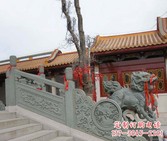 哈尔滨寺庙景观仿古石栏板