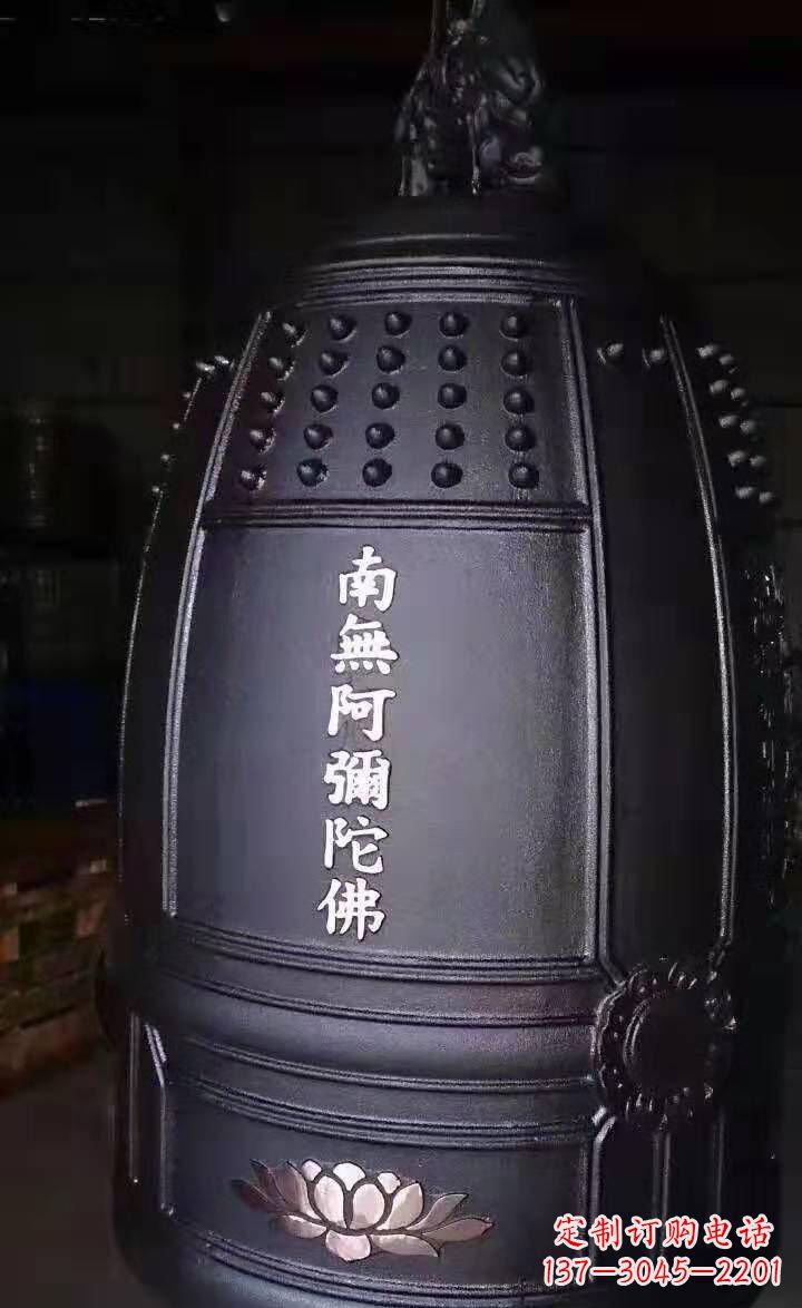 哈尔滨寺庙铜钟雕塑户外景观雕塑