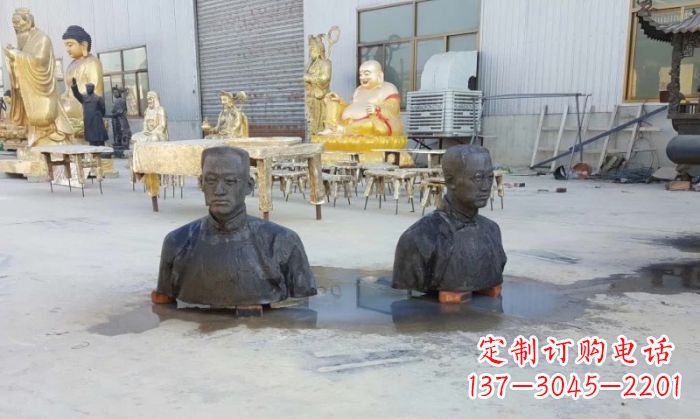哈尔滨陶行知半身像铜雕