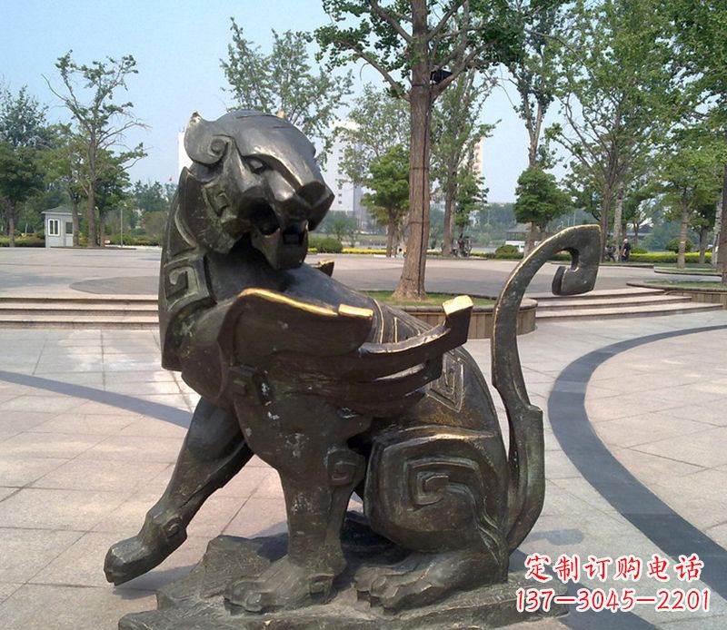 哈尔滨铜雕抽象十二生肖
