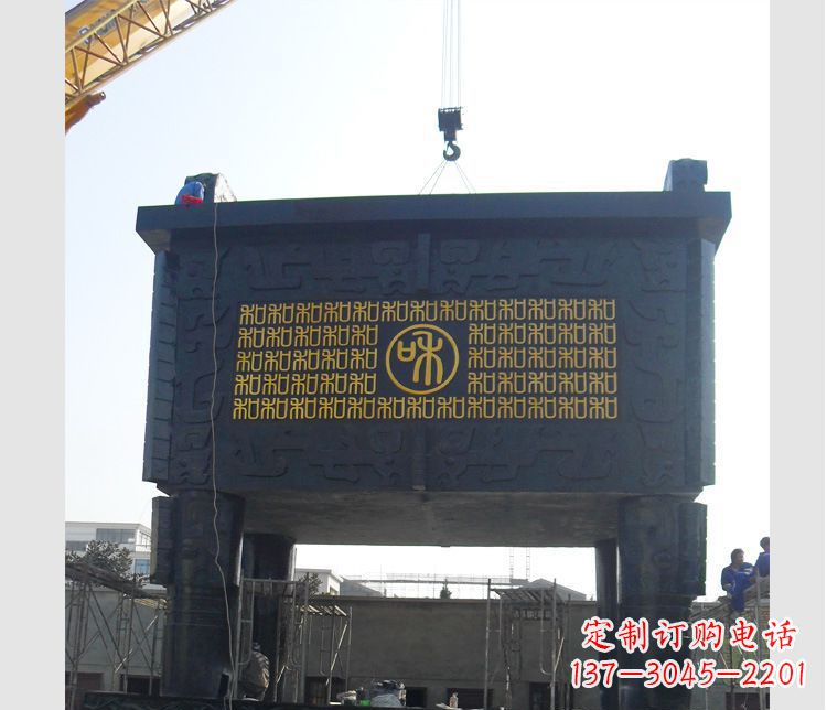 哈尔滨铜雕大型鼎盛香炉
