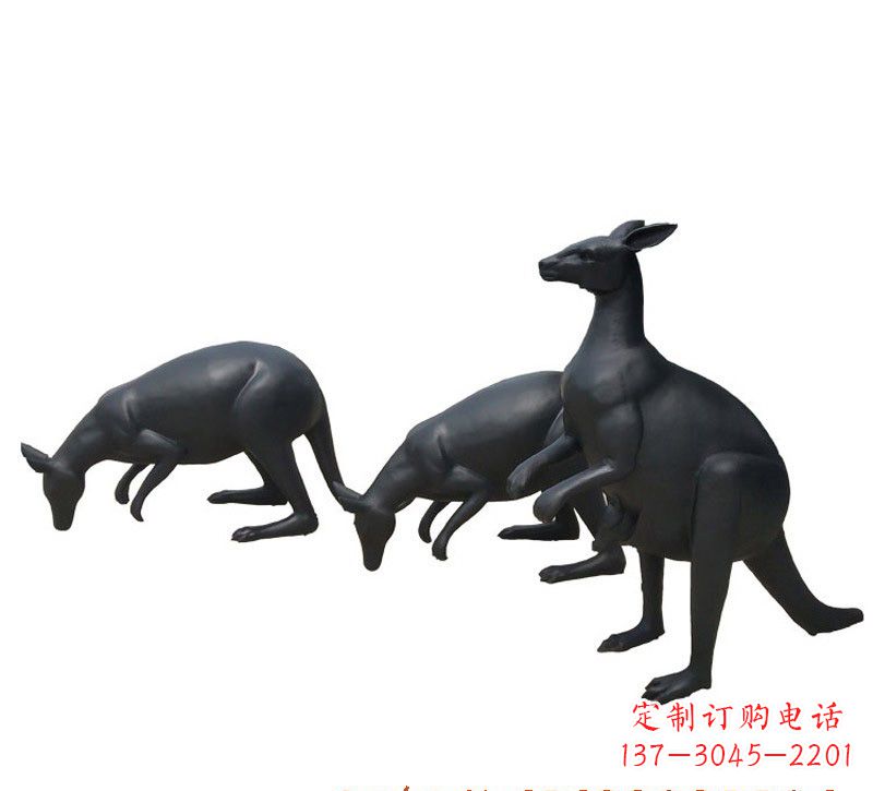 哈尔滨铜雕袋鼠雕塑