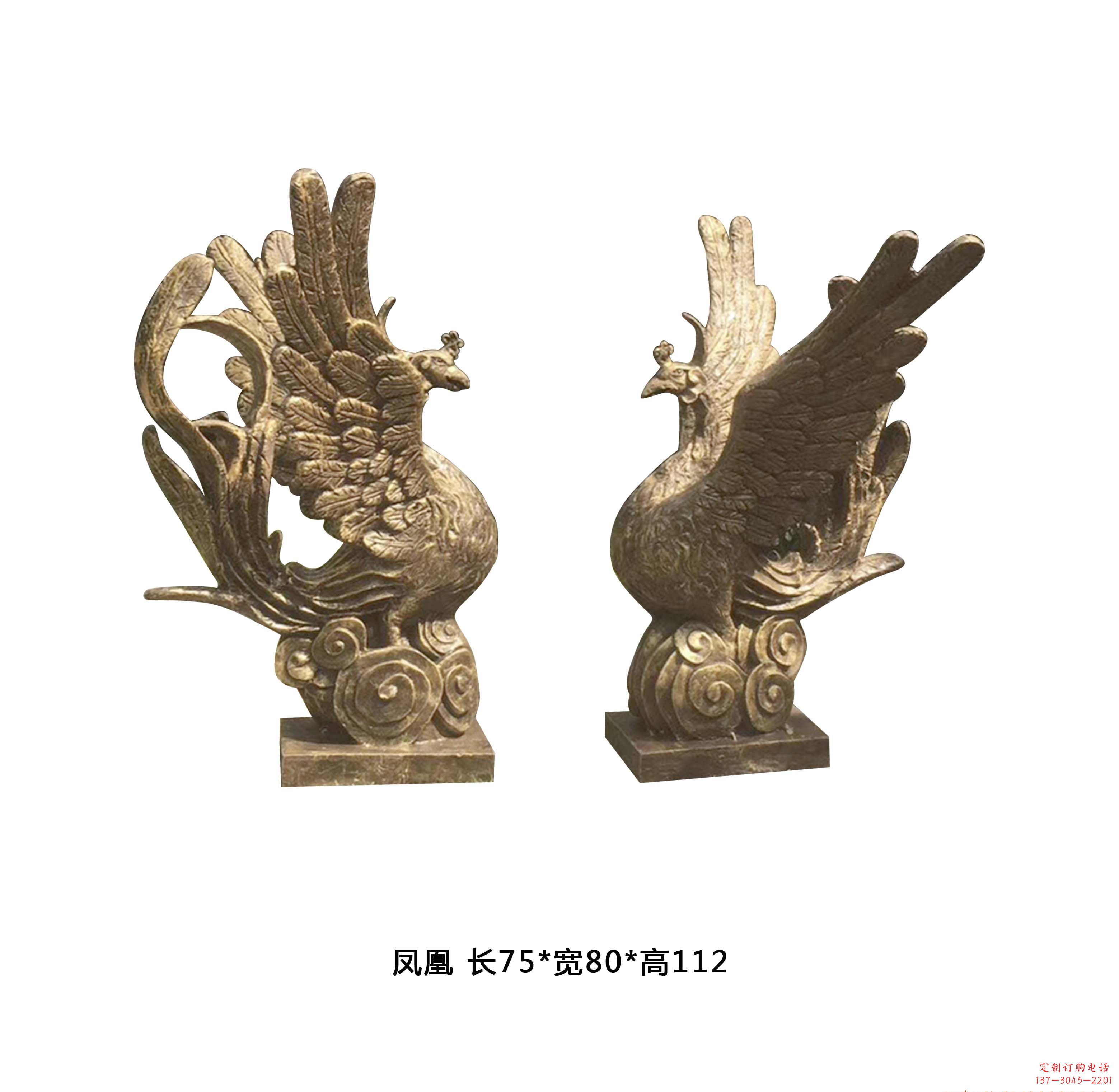哈尔滨铜雕凤凰雕塑
