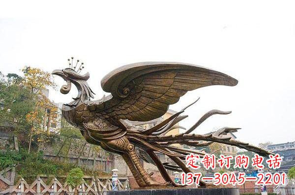 哈尔滨铜雕凤凰