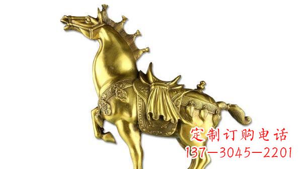 哈尔滨铜雕马公园动物雕塑