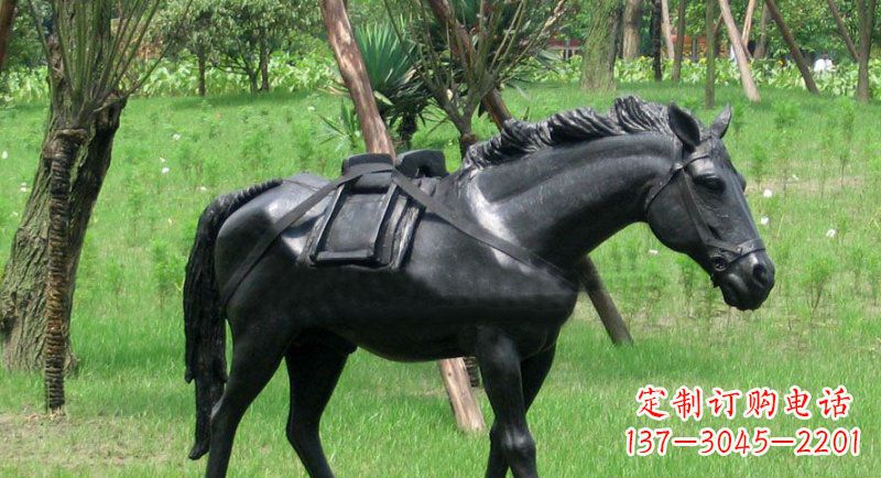 哈尔滨铜雕马公园动物雕塑 (2)
