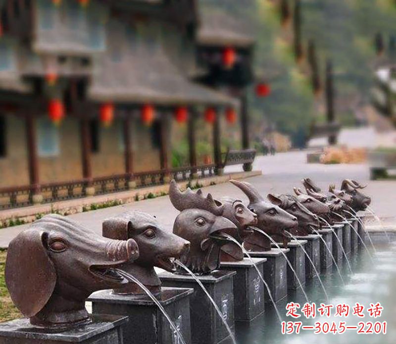 哈尔滨铜雕喷泉