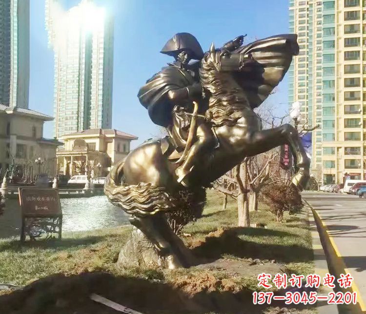 哈尔滨铜雕西方骑马雕塑人物