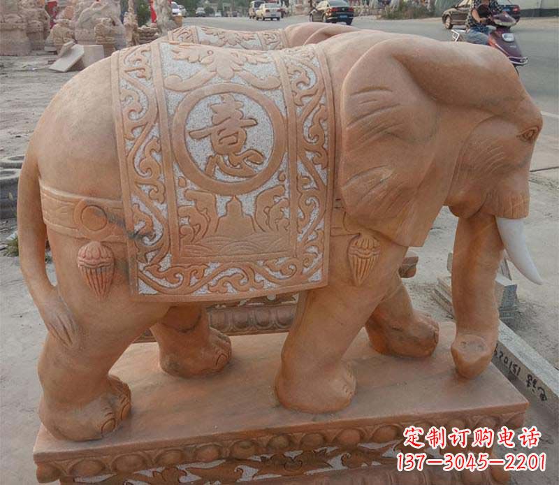 哈尔滨晚霞红如意动物大象