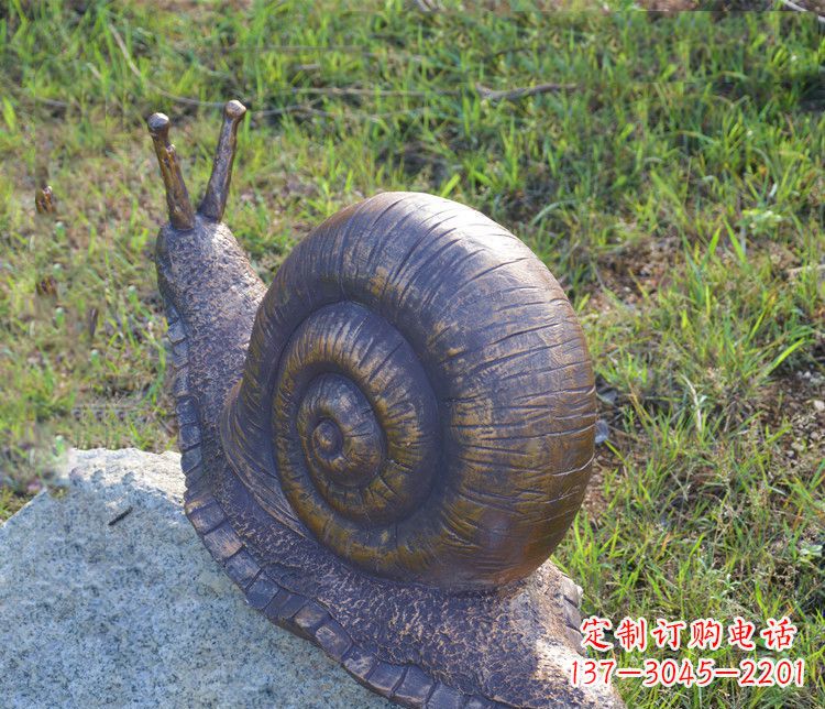 哈尔滨蜗牛铜雕