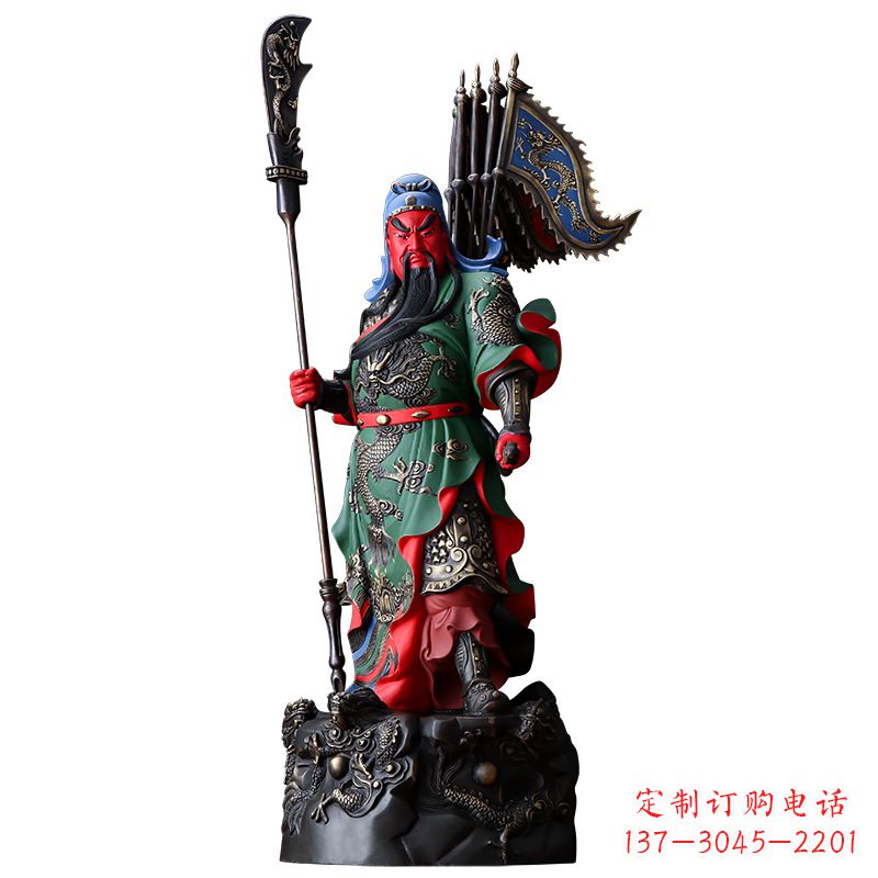 哈尔滨武财神关二爷雕塑