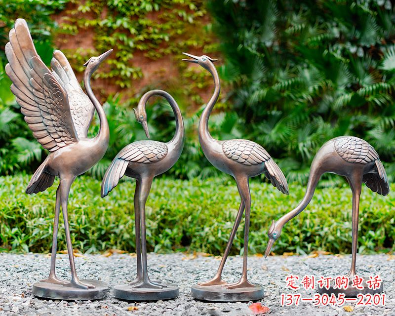 哈尔滨仙鹤雕像