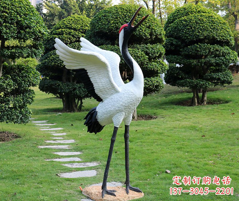 哈尔滨仙鹤金属雕塑