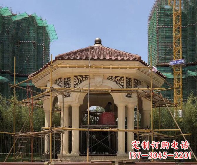哈尔滨小区景观欧式凉亭石雕