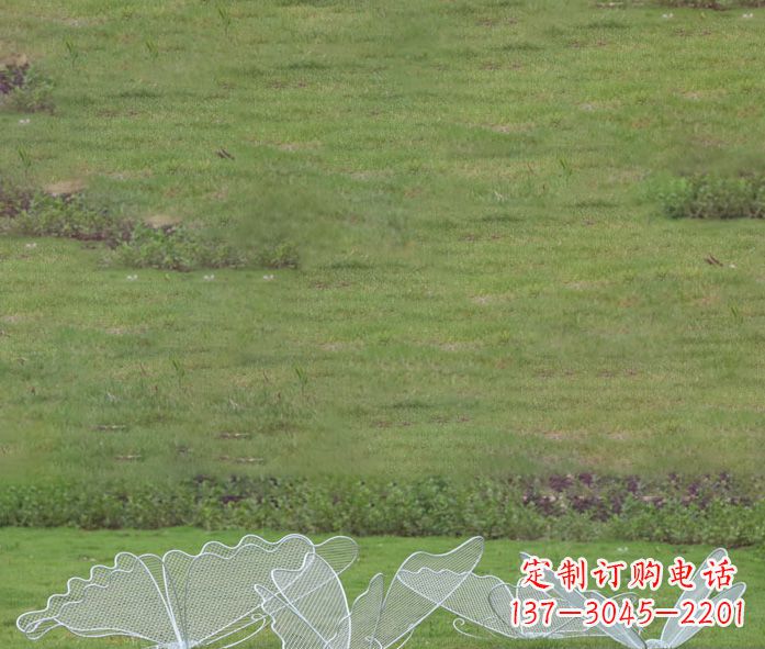 哈尔滨小区镂空蝴蝶不锈钢摆件雕塑