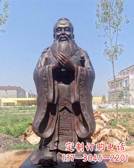 哈尔滨校园孔子雕像 (2)
