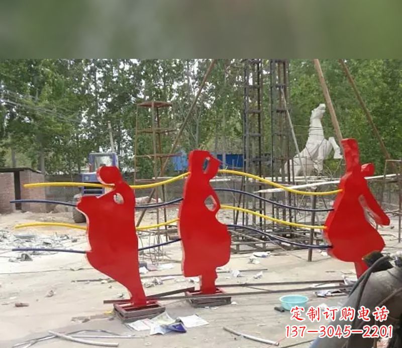 哈尔滨音符剪纸雕塑不锈钢