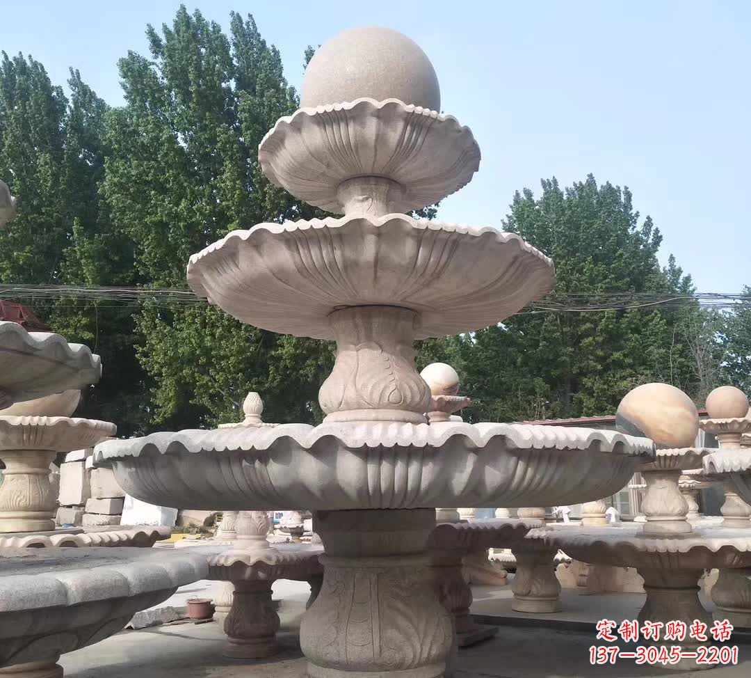 哈尔滨音乐风水球石雕