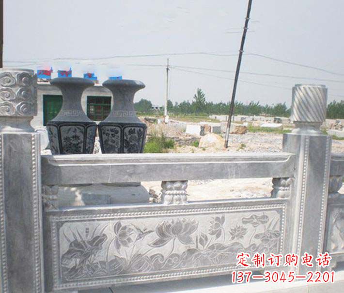 哈尔滨园林仿古石栏板景观石雕 (3)