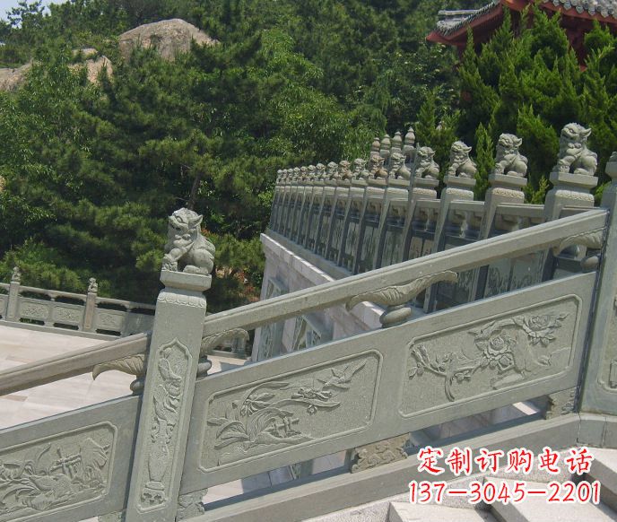 哈尔滨园林仿古石栏板景观石雕 (4)