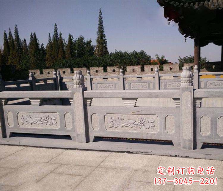 哈尔滨园林仿古石栏板景观石雕 (2)