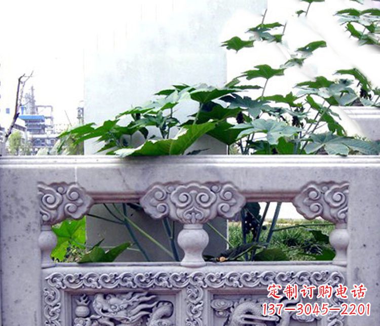 哈尔滨园林仿古石栏板景观石雕 (6)