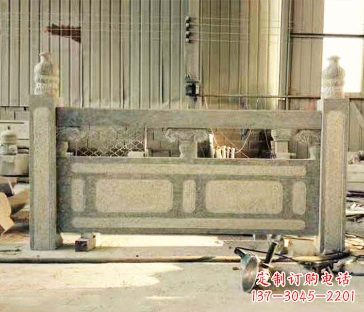 哈尔滨园林仿古石栏板景观石雕
