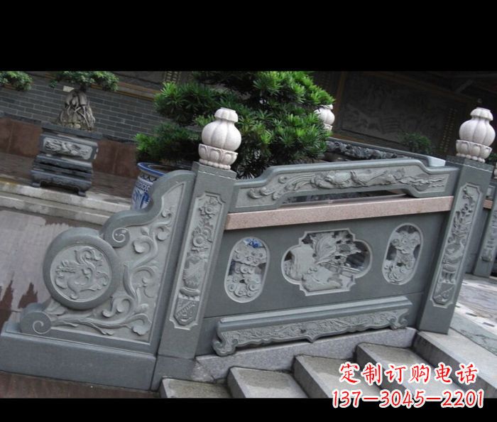 哈尔滨园林景观大理石栏板雕塑 (6)