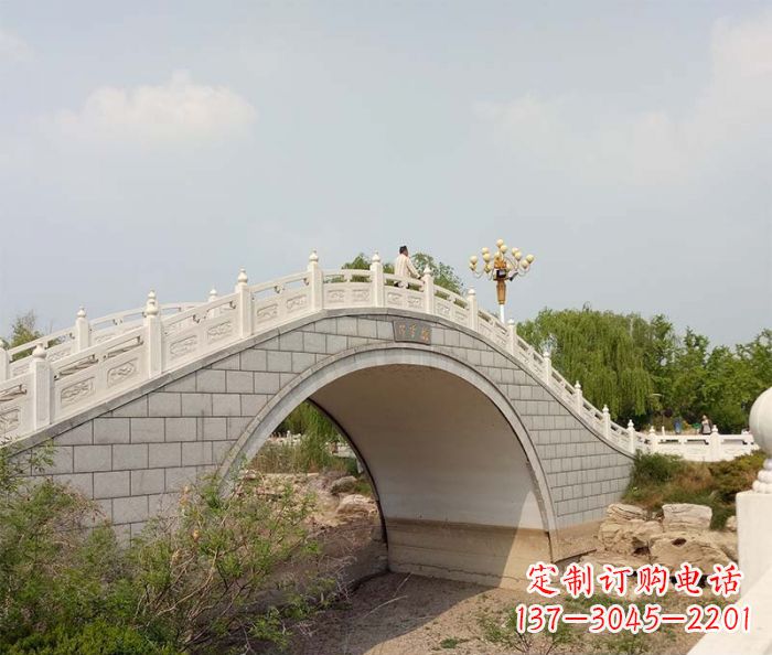 哈尔滨园林景观大理石桥栏板石雕 (6)