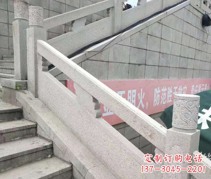 哈尔滨园林景观大理石桥栏板石雕_1 (2)