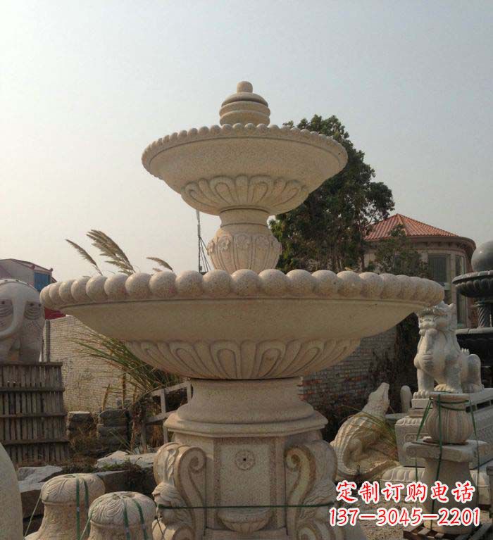 哈尔滨园林景观大型喷泉石雕