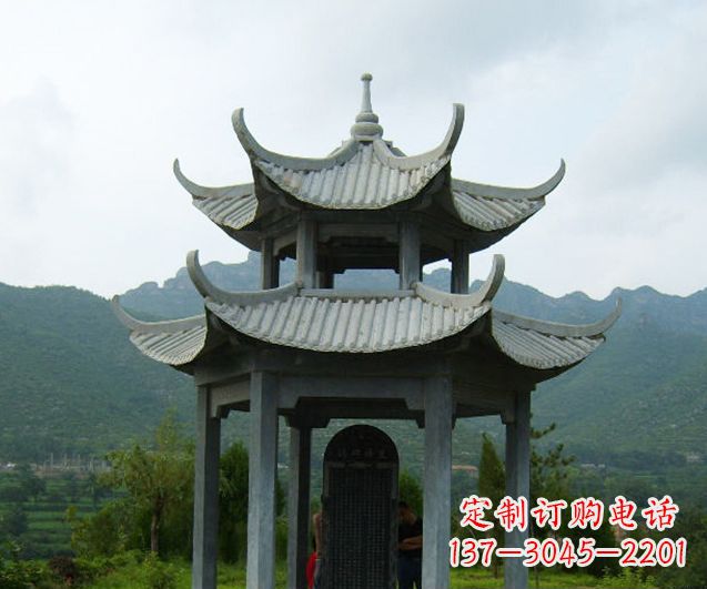 哈尔滨园林景观仿古凉亭石雕