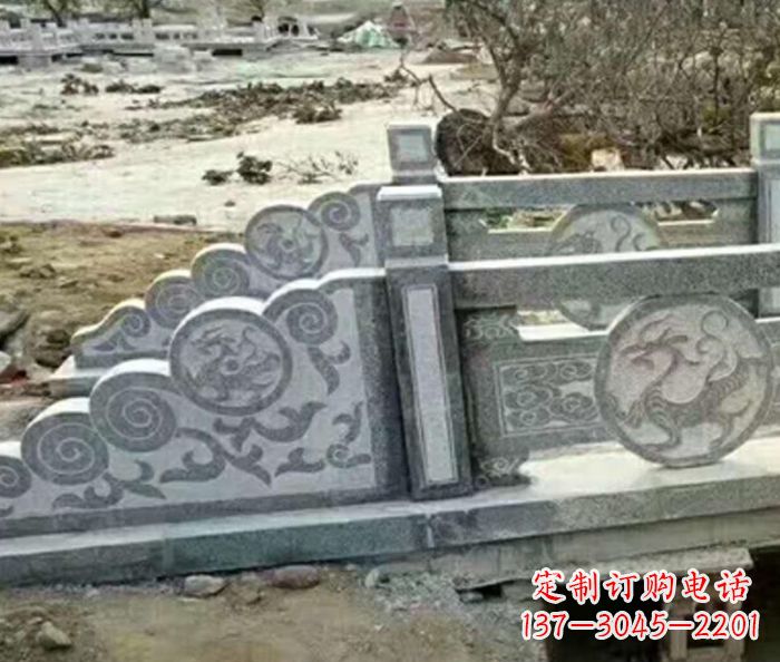 哈尔滨园林景观仿古石雕栏板 (10)