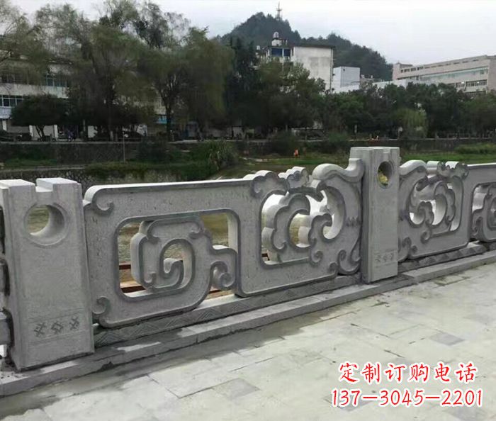 哈尔滨园林景观仿古石雕栏板_1
