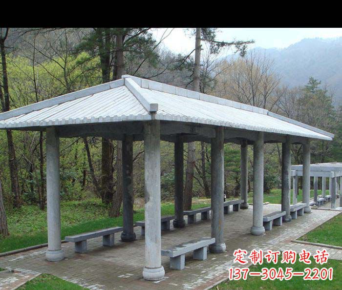 哈尔滨园林景观仿古石雕长廊