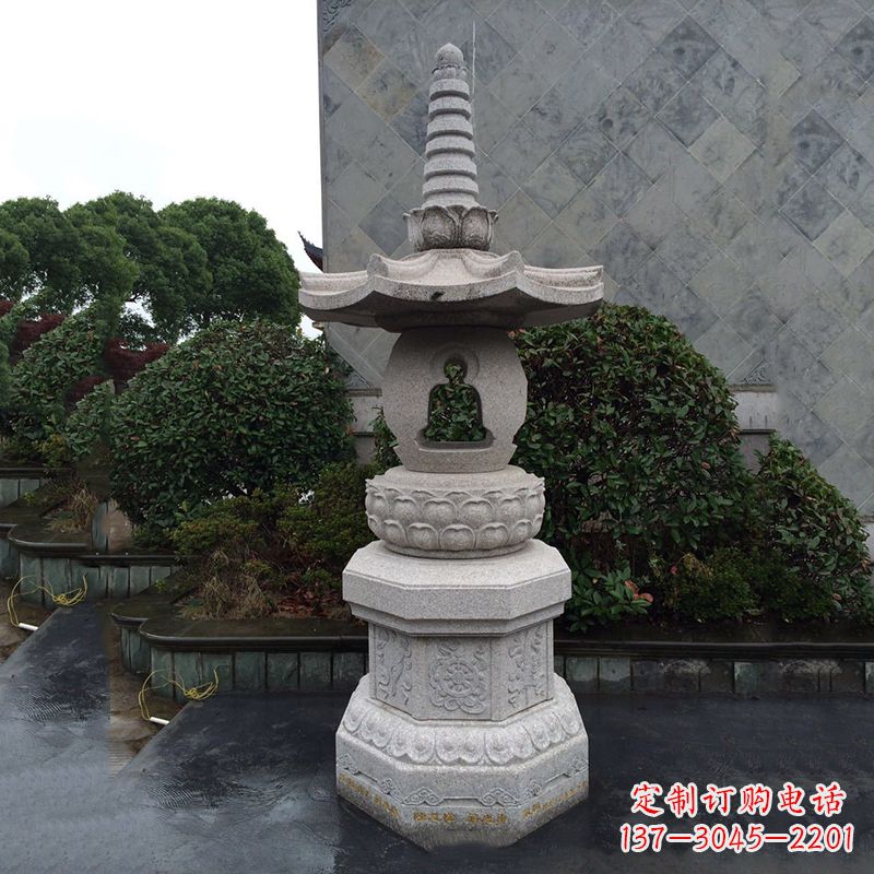 哈尔滨园林石雕灯笼