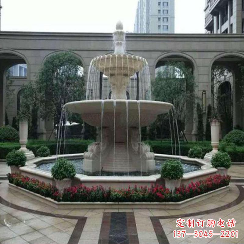 哈尔滨园林石雕喷泉雕塑