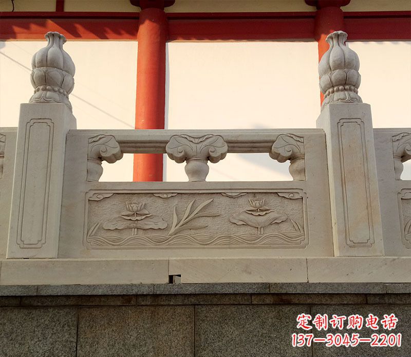 哈尔滨园林石浮雕栏板景观石雕 (2)