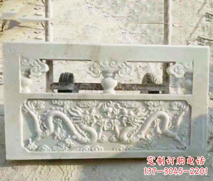 哈尔滨园林石浮雕栏板景观石雕