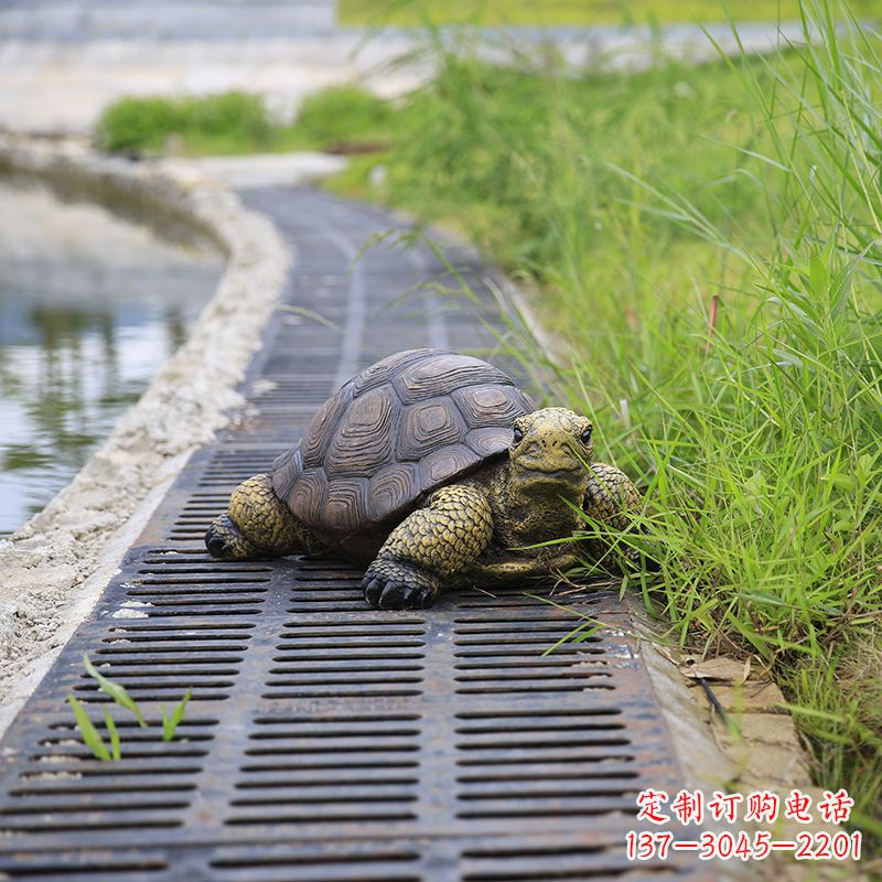 哈尔滨园林水景动物仿真乌龟雕塑