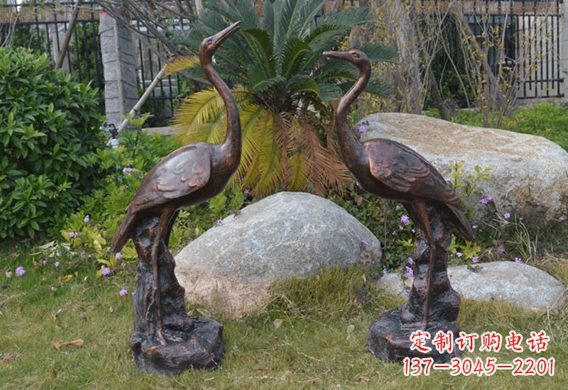 哈尔滨站立仙鹤雕塑 (2)