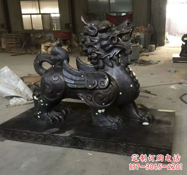 哈尔滨招财貔貅铜雕