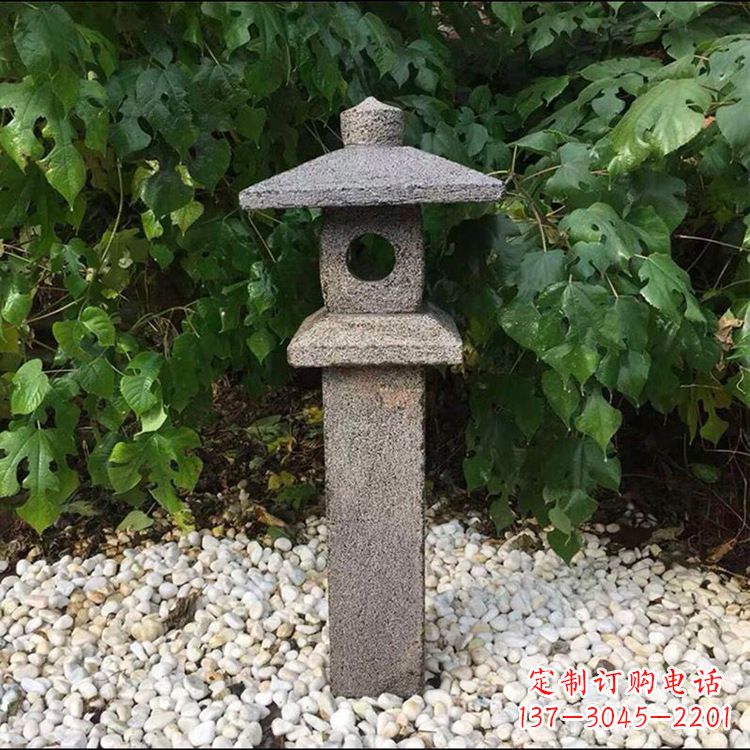 哈尔滨中式复古园林石灯