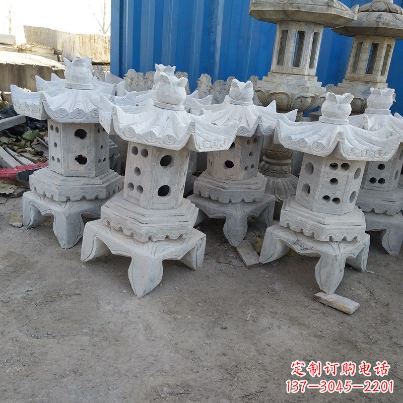 哈尔滨中式古代石灯笼