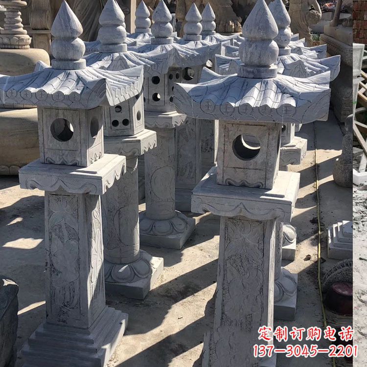 哈尔滨中式汉代石雕灯笼
