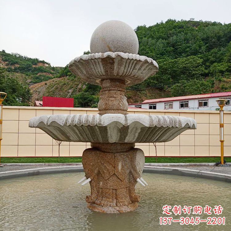 哈尔滨中式喷泉石雕