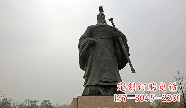 哈尔滨铸铜刘邦雕塑